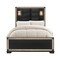 Global Furniture Usa Traditional Glam Glitter Blake Black/Gold Full Bed Group With Lamps 2770 - alternate 2